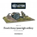 French Army 75mm light artillery