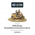 Afrika Korps Kradschutzen motorcycle and sidecar