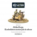 Afrika Korps Kradschutzen motorcycle and sidecar