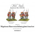 Napoleonic Hanoverian Line Infantry plastic boxed set