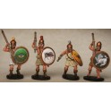 Greek unarmoured Hoplites and archers