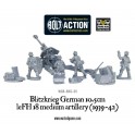 Blitzkrieg German 10.5cm leFH 18 medium artillery (1939-42)