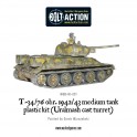 T34/76 medium tank plastic boxed set