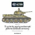 T34/76 medium tank plastic boxed set