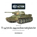 T34/76 medium tank plastic boxed set