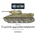 T34/76 medium tank plastic boxed set