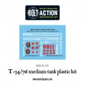 T34/76 medium tank plastic boxed set