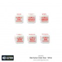 Bolt Action White Order Dice pack