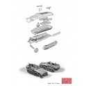 15mm Easy Assembly German Sdkfz 251 Ausf C Half track