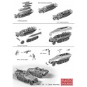 1/72nd Easy Assembly German Sdkfz 251 Ausf D Half track