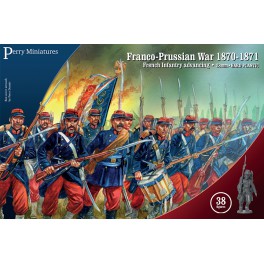 Franco-Prussian War French Infantry advancing.